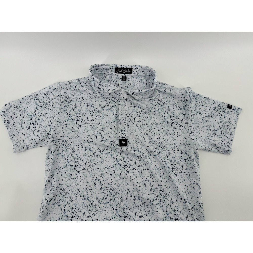 Bad Birdie Paint Splatter Golf Polo Boys Youth Size XL 12/13 - Picture 8 of 8